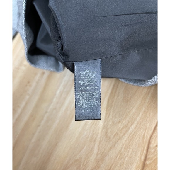 EXPRESS Women's Dress Blazer Women's  Sz 6 Button Suit Top‎ Gray RN#55285 - Picture 13 of 13